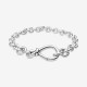 Pandora Chunky Infinity Knot Chain Bracelet - Symbol of Enduring Love