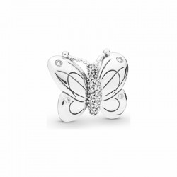 Pandora Sterling Silver Decorative Butterfly Charm