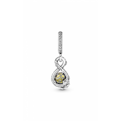 Disney Belle Infinity and Rose Crystal Pendant by Pandora