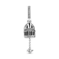 Sterling Silver Open Birdcage Charm - Pandora Moments Collection