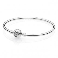 Pandora Heart of Winter Limited Edition Sterling Silver Bangle
