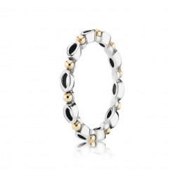 Pandora Always and Forever Two-Tone Stackable Ring