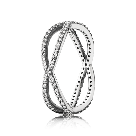 Pandora Path of Love Stackable Ring - Sparkling Beginnings