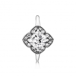 Pandora Enchanted Crystal Floral Ring - Timeless Elegance