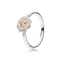 Elegant Pandora Blooming Dahlia Ring