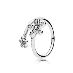 Pandora Dazzling Daisies Clear CZ Sterling Silver Ring