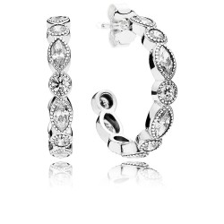 Pandora Vintage Marquise Earrings with Clear CZ