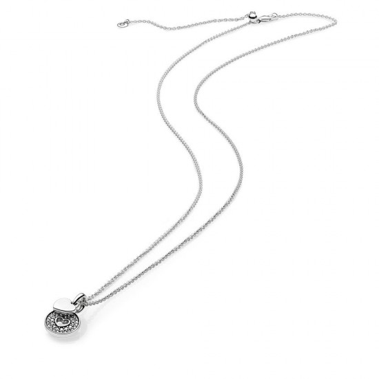 Pandora Joined Hearts Sterling Silver Necklace