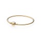 Elevate Your Style with Pandora's 14K Gold Bangle - A Timeless Classic