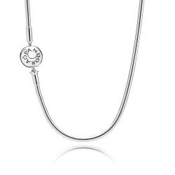 ESSENCE of Elegance - Sterling Silver Snake Chain Necklace