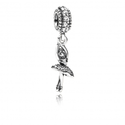 Elegant Sterling Silver Ballerina Charm - A Graceful Addition to Your Collection