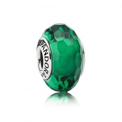 Green Splendor Murano Glass Charm