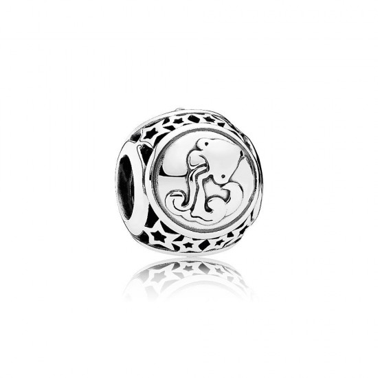 Pandora Aquarius Star Sign Charm - Sterling Silver Zodiac Elegance