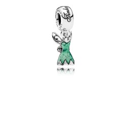 PANDORA Disney Tinker Bell's Dress Charm - Glittering Green Enamel