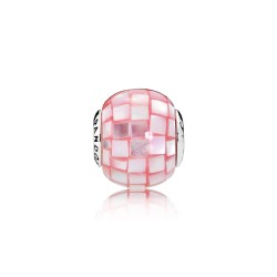 Pandora COMPASSION, Pink Mother-of-Pearl Mosaic Charm