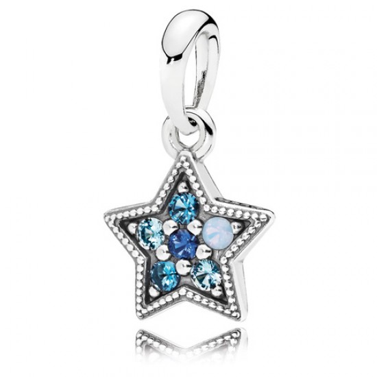 Pandora Celestial Blue Star Pendant